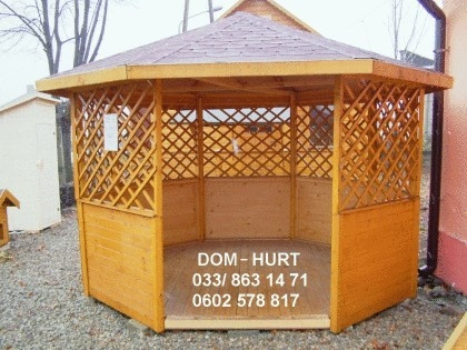 8-kątna ALTANA OGRODOWA altana ogrodowa drewniana