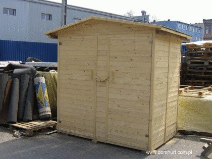 drewniany domek narzędziowy d1